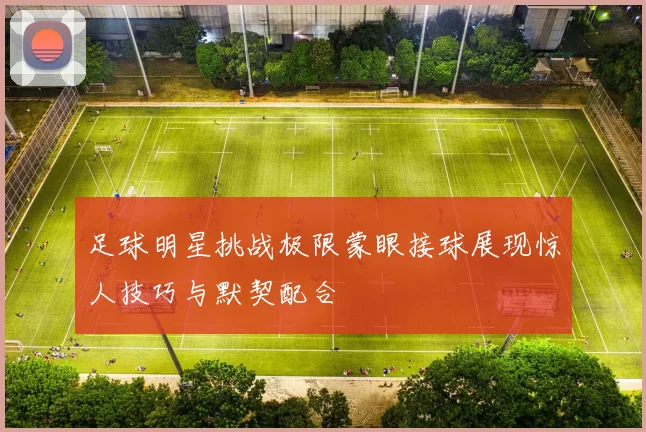 足球明星挑战极限蒙眼接球展现惊人技巧与默契配合