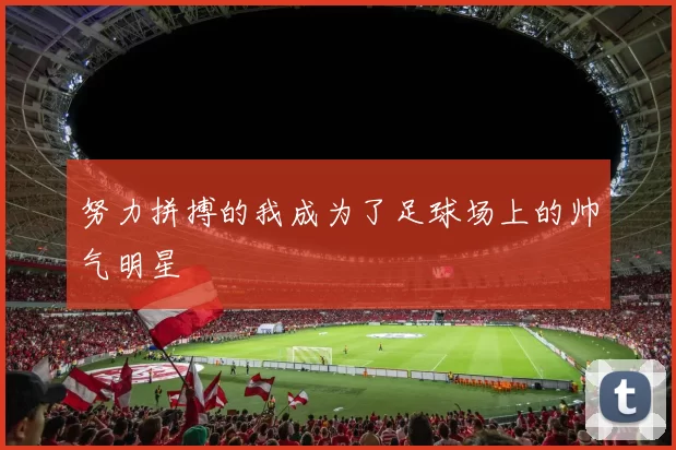 努力拼搏的我成为了足球场上的帅气明星